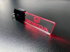 Honda LED Light Keyring / Keychain -7 Colour LED - Car Logo - Badge - Emblem