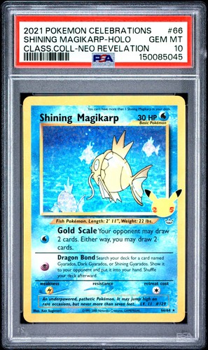 Psa shining magikarp holo - psa,