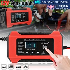 Motorcycle Motorbike Car Battery Charger 12V Trickle Charger Smart Pulse Repair