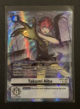 Takumi Aiba BT23-089 SR - Alt Art - BT23 Hackers Slumber - Digimon TCG