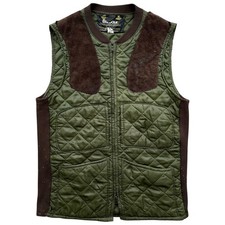 Barbour Vintage Moleskin Waistcoat Gilet Vest Hunting Shooting Size M