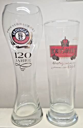 Pristine european beer - beer, glasses