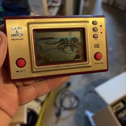 Nintendo game watch octopus - nintendo,