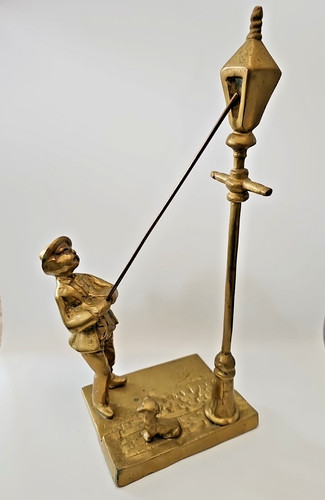 Heavy brass figure man - heavy, of