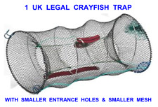 1 UK LEGAL CRAYFISH TRAP LIVE BAIT DROP KEEP NET CRAB SHRIMP PRAWN LOBSTER POT