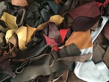 1KG Leather Hide Various Colours Arts & Crafts Offcuts Scrap Remnants