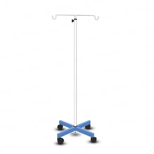 Hospital saline stand - stand, with
