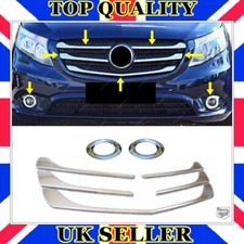 Chrome Front Grill 5pc + Fog