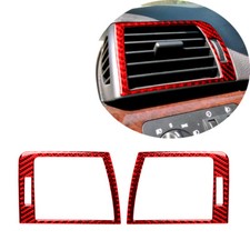 2x Red Carbon Fiber Side Air