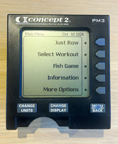 Concept2 pm3 rowing - concept2, machine