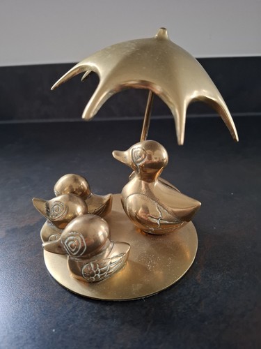 Vintage solid brass - brass, mum