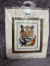 Bengal Tiger Cross Stitch Kit Vervaco By Verachtert 8.4” X 10.8”