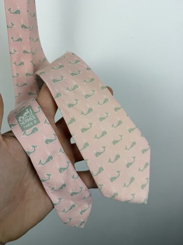 Vintage hermes silk neck tie - vintage,