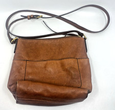 FOSSIL Tan Brown Leather Crossbody / Handbag