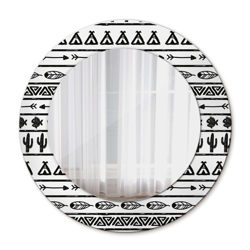Jewel round mirror with - mirror,
