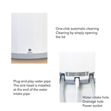 Countertop Dishwasher 360 Degree Cleaning USB Powered Portable Mini Dishwasher