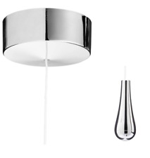 Chrome Bathroom Ceiling Light