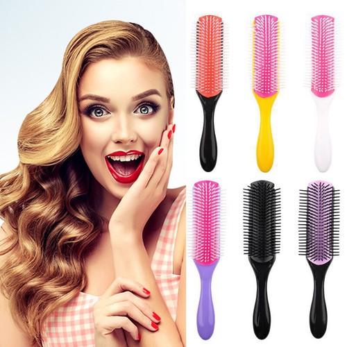 Rows detangling hair - 9-rows, brush