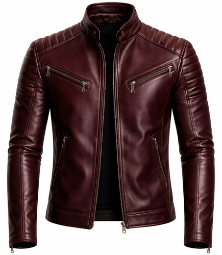 Men burgundy leather - men’s,