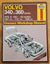 VOLVO 340 & 360 SERIES 1976 TO 1991 HAYNES OWNERS WORKSHOP MANUAL No. 715
