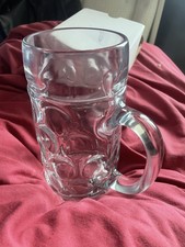 6 x Oberglas Vienna Bier Stein 1l  One  Litre