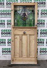 1930s LEADED FRONT DOOR