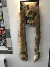 SPIRITHOODS Red Wolf Faux Fur