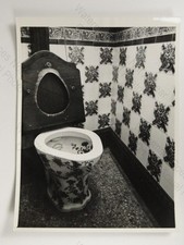 Ornate Victorian Floral Toilet