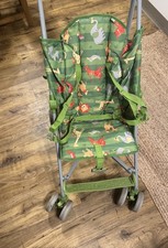 Foldable Mothercare travel pram, swivel rotating wheels