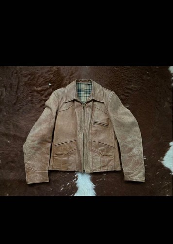1940s steerhide goat - steerhide, leather