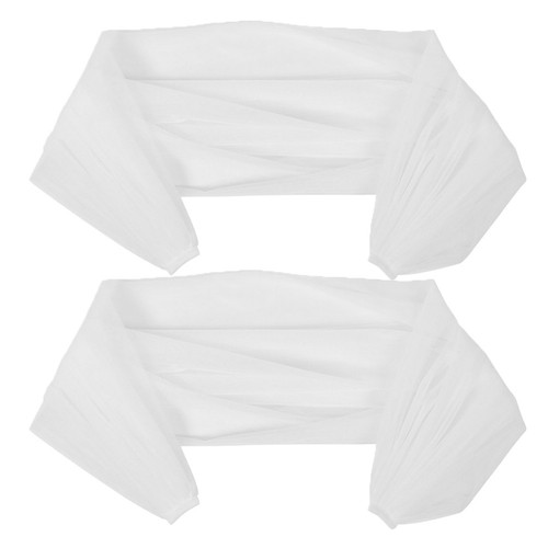 White breathable mesh - white,