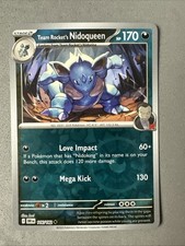 Pokemon TCG * Destined Rivals 116/182 Team Rockets Nidoqueen U REVERSE HOLO * NM