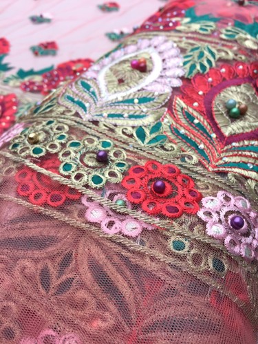 Embroidered french lace - french,