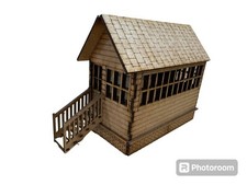O Gauge  Small Line Side Ground Level Signal Box. Laser cut - 7mm Scale.