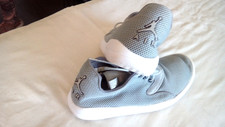 Mens Air Jordan trainers size 9 silver grey excellent cond