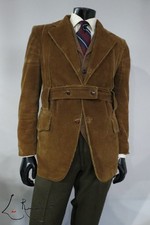 VTG Sears The mens shop heavy corduroy cotton full belted Norfolk jacket 40 R