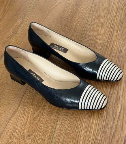 Vintage bally switzerland navy - vintage,