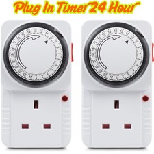 Plug In Timer 24 Hour White 3