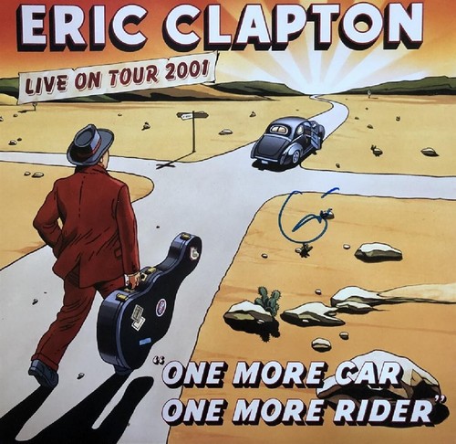 Eric clapton signed album - clapton-,
