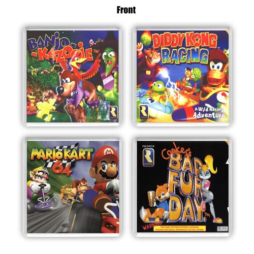 Nintendo game cup coaster - nintendo,