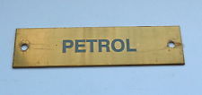 Petrol sign label engraved - petrol, sign/label