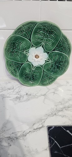 19th century majolica green - century,