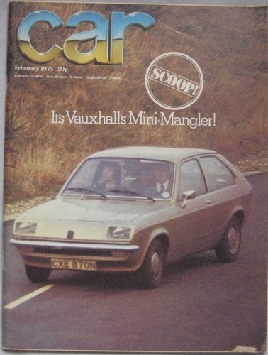 Car magazine 1975 - magazine, featuring