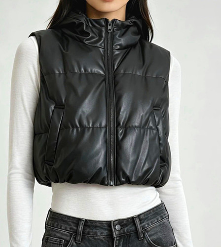 Divided women black - black, faux