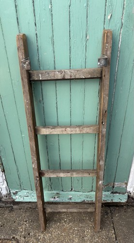 Vintage wooden step - vintage, ladder