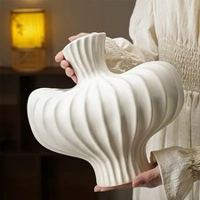 Large Sculptural Ripple White