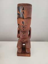 Vintage Hand-Carved Maori