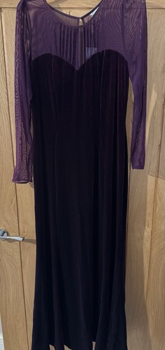 Marks spencer purple velour - &,