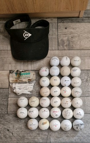 Vintage golf balls - balls, job