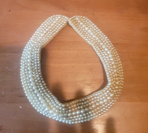 Vintage faux pearl - pearl, collar